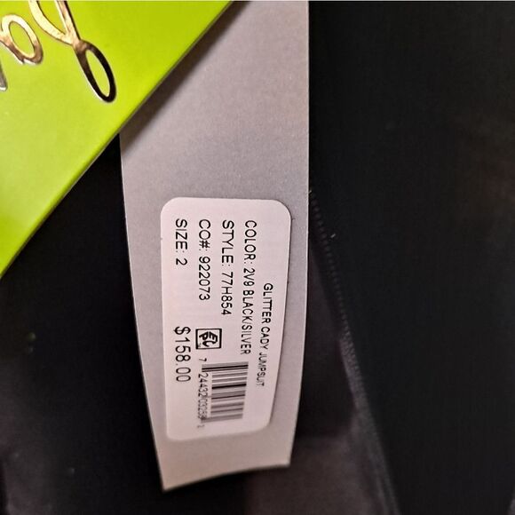 Sam Edelman Strapless Gray and Black Jumpsuit - Picture 6 of 8